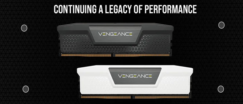 Corsair Vengeance DDR5 RAM 16GB 32GB 5200 6000 6400MHz Intel Optimized Desktop Memory ,Onboard Voltage Regulation, XMP 3.0