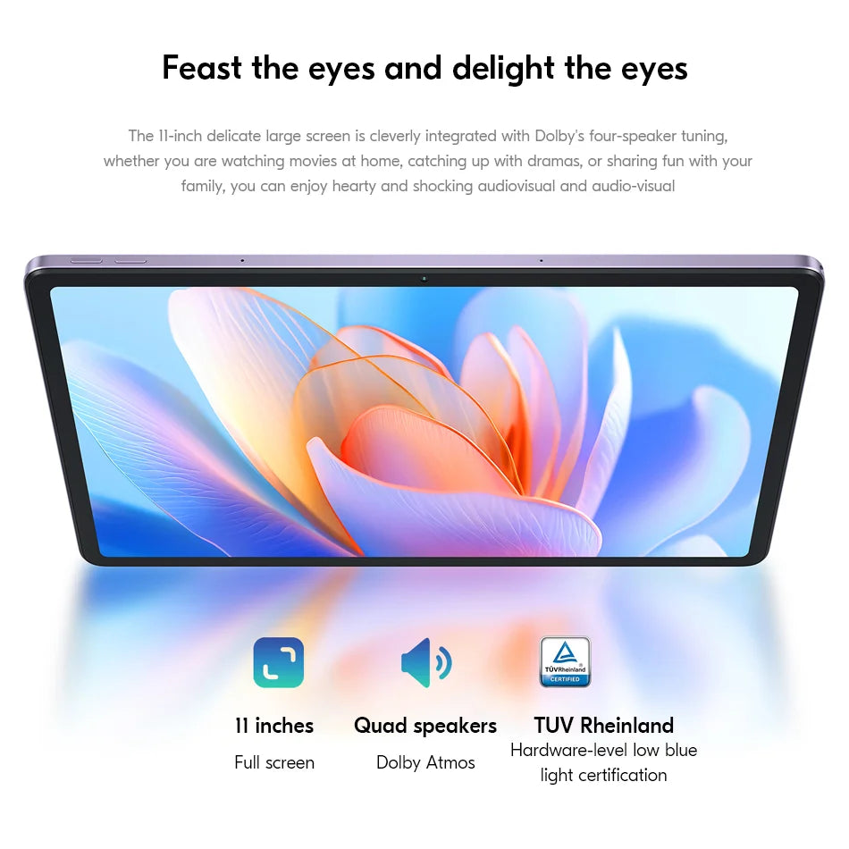 Global ROM Lenovo Xiaoxin Pad 2024 Tab 6 / 8GB 128GB Qualcomm Snapdragon 685 11'' 90Hz Display 8MP Camera 7040mAh 20W Charging