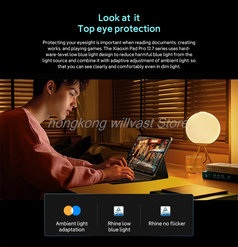 Lenovo Xiaoxin Pad pro 2025 12.7 inch 128G 256G 45W Charging WIFI CN rom MTK Dimensity 8300 10200mAh Battery Andoid 14