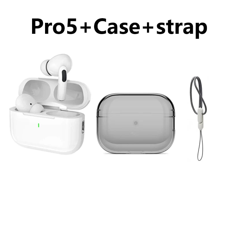 Original Pro 5 TWS Max Wireless Bluetooth Earphones Sport Earbuds In Ear Noise Cancelling Headset For iPhone Android Headphone