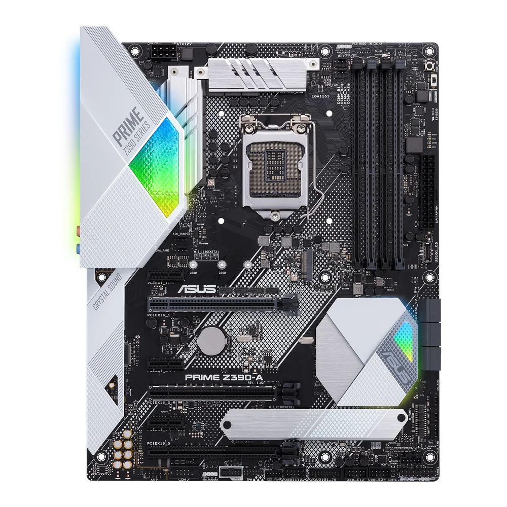 ASUS PRIME Z390-A LGA 1151 ATX 64GB DDR4 ATX Desktop Gaming Motherboard