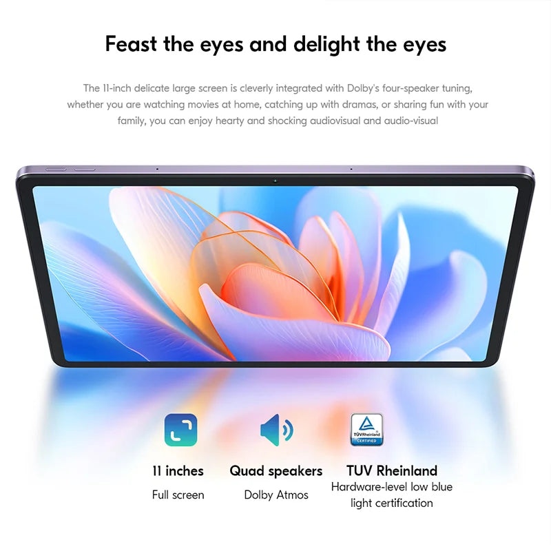 Global ROM Lenovo Xiaoxin Pad 2024 Tab 6 / 8GB 128GB Qualcomm Snapdragon 685 11'' 90Hz Display 8MP Camera 7040mAh 20W Charging