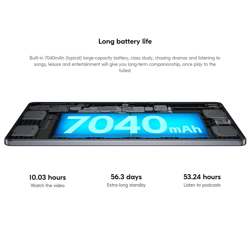 Global ROM Lenovo Xiaoxin Pad 2024 Tab 6 / 8GB 128GB Qualcomm Snapdragon 685 11'' 90Hz Display 8MP Camera 7040mAh 20W Charging