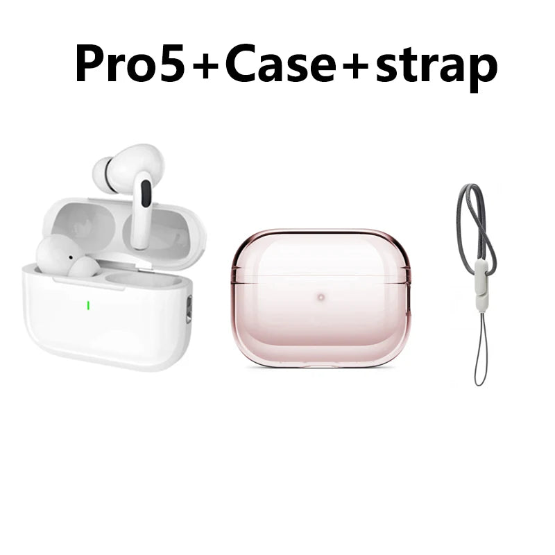 Original Pro 5 TWS Max Wireless Bluetooth Earphones Sport Earbuds In Ear Noise Cancelling Headset For iPhone Android Headphone