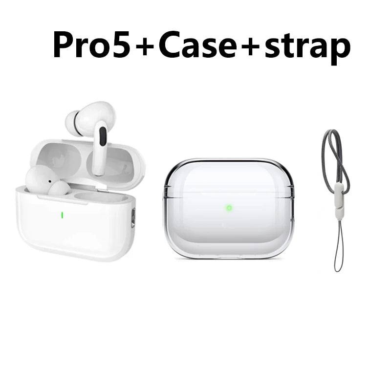 Original Pro 5 TWS Max Wireless Bluetooth Earphones Sport Earbuds In Ear Noise Cancelling Headset For iPhone Android Headphone
