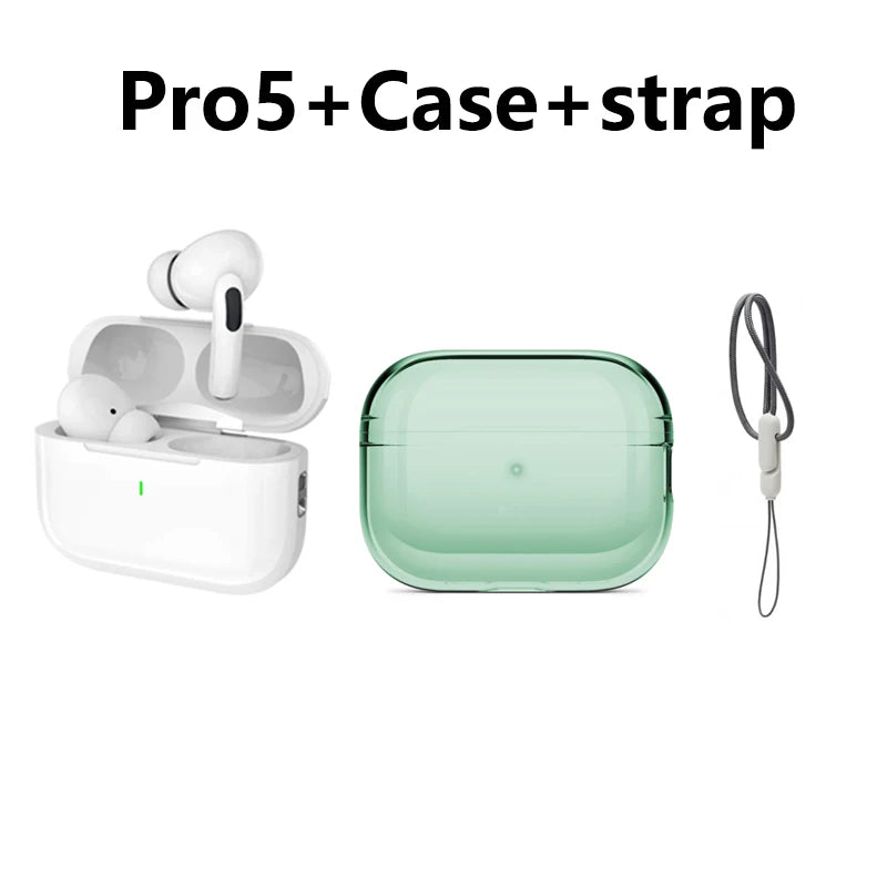 Original Pro 5 TWS Max Wireless Bluetooth Earphones Sport Earbuds In Ear Noise Cancelling Headset For iPhone Android Headphone
