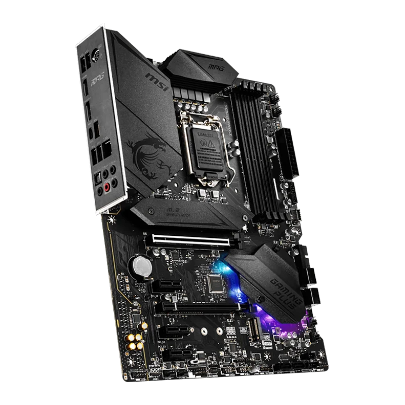 MSI MPG Z490 GAMING PLUS LGA 1200 Intel Z490 SATA 6Gb/s ATX Intel Motherboard