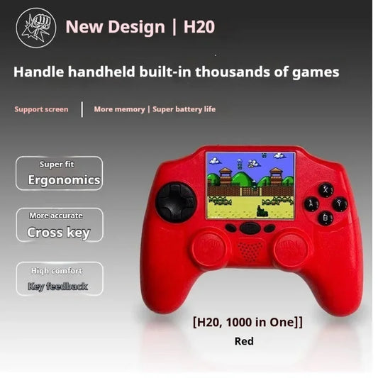 Mini Retro Handheld Video Game Console 3.5 Inch HD Built-in 1000 Retro Classical 8 Bit Games Play for Family Gifts
