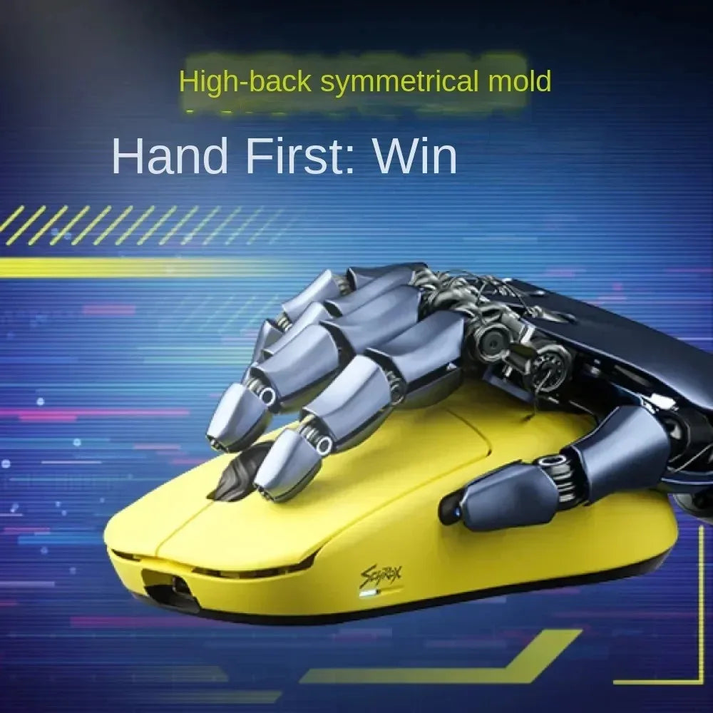 SCYROX V8 Gaming Mouse PAW3950 Nordic52840 DPI 2.4G Wireless 750IPS 30K Lightweight 36±3g S/M Size with 8K Receiver Web Drive