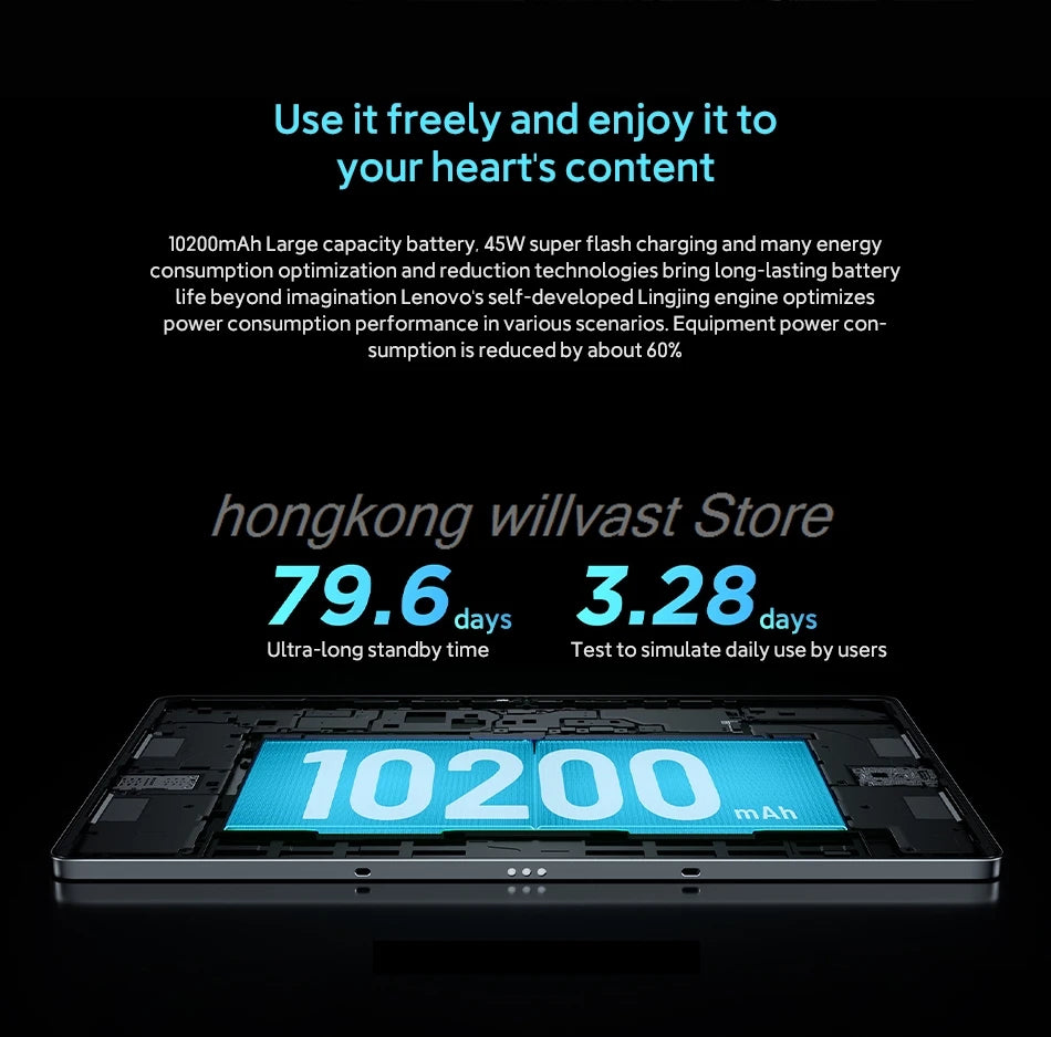 Lenovo Xiaoxin Pad pro 2025 12.7 inch 128G 256G 45W Charging WIFI CN rom MTK Dimensity 8300 10200mAh Battery Andoid 14