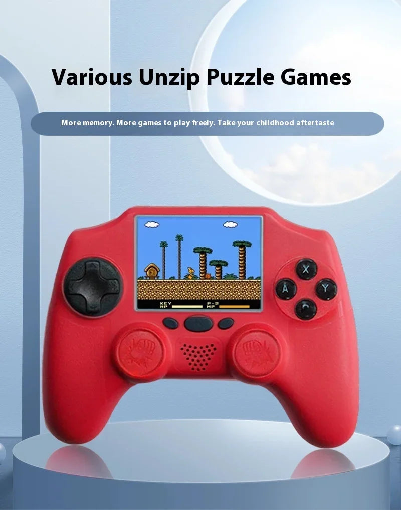 Mini Retro Handheld Video Game Console 3.5 Inch HD Built-in 1000 Retro Classical 8 Bit Games Play for Family Gifts