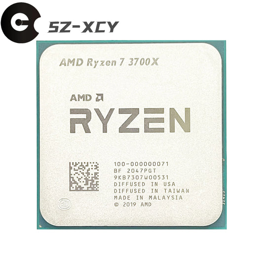 AMD Ryzen 7 3700X R7 3700X 3.6 GHz Eight-Core Sixteen-Thread CPU Processor 65W 7NM L3=32M 100-000000071 Socket AM4