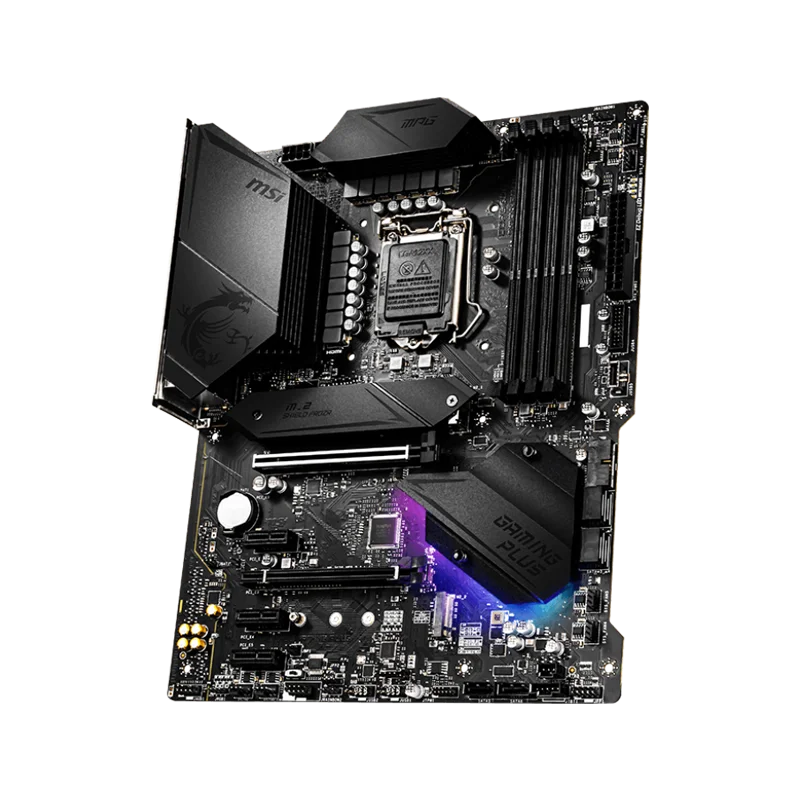 MSI MPG Z490 GAMING PLUS LGA 1200 Intel Z490 SATA 6Gb/s ATX Intel Motherboard