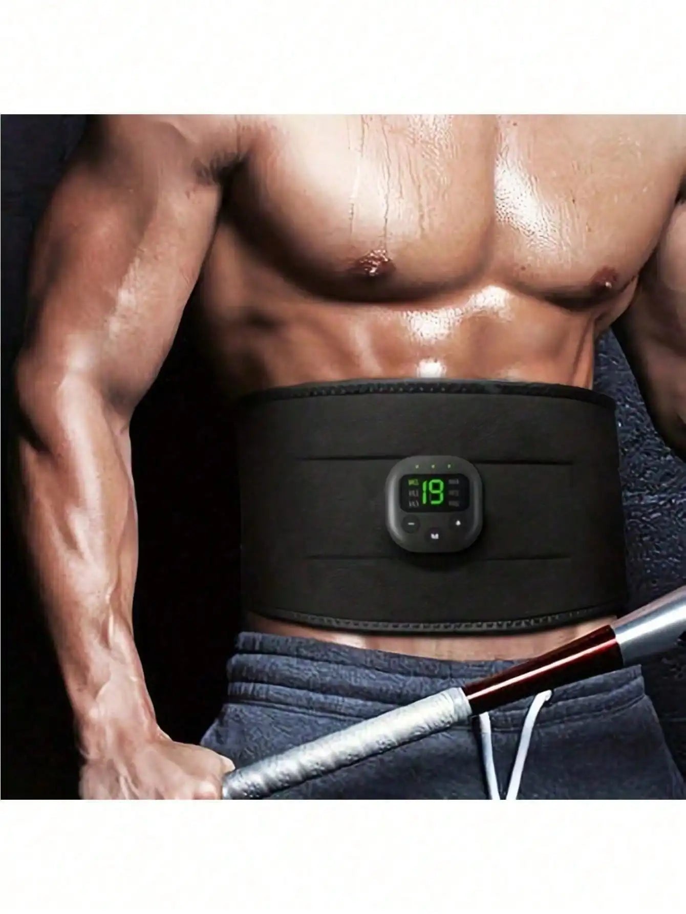Electric Waist Massager, Exercise Waist Belt , Portable Body Massager Belt, Arm Hip Leg Waist Full Body Exercise
