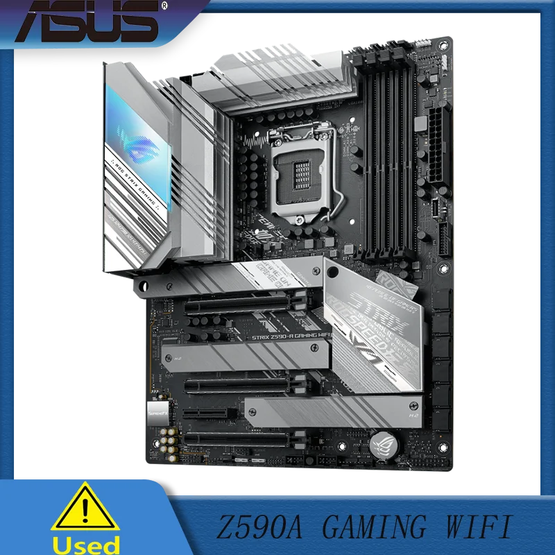 ASUS ROG STRIX Z590-A GAMING WIFI Motherboard Socket LGA1200 CPU DDR4 5333(OC) Memory Chipset Z590 ATX Mainboard